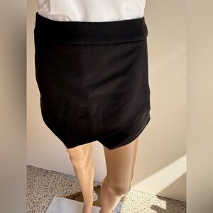Bar III Black Handkerchief Skort